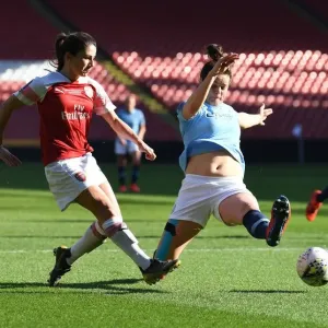 Arsenal's Danielle van de Donk Faces Off Against Manchester City's Jennifer Beattie in FA WSL Continental Cup Final Showdown