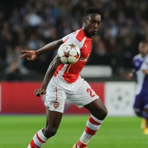 Arsenal's Danny Welbeck in Action during the 2014-15 UEFA Champions League Match against RSC Anderlecht