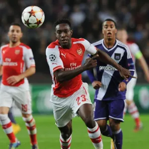Arsenal's Danny Welbeck in Action during the 2014-15 UEFA Champions League Match against RSC Anderlecht