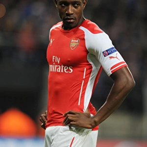 Arsenal's Danny Welbeck in Action against RSC Anderlecht in the 2014-15 UEFA Champions League