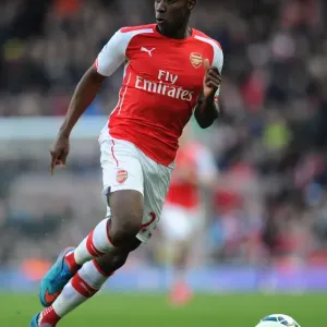 Arsenal's Danny Welbeck in Action Against West Ham United, Premier League 2014/15