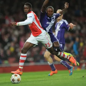 Arsenal's Danny Welbeck Fouled by Chancel Mbemba: Penalty in UEFA Champions League Match vs. Anderlecht Arsenal's Danny Welbeck Fouled by Chancel Mbemba: Penalty in UEFA Champions League Match vs. Anderlecht