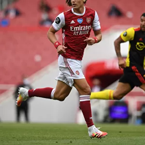 Arsenal's David Luiz in Action: Arsenal vs. Watford, Premier League 2019-2020