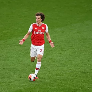 Arsenal's David Luiz in Action Against Everton in the Premier League
