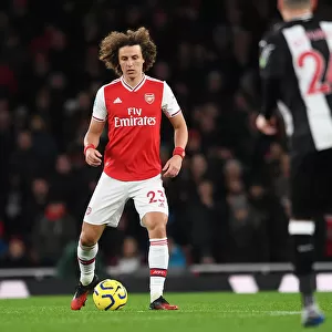 Arsenal's David Luiz in Action Against Newcastle United - Premier League 2019-2020