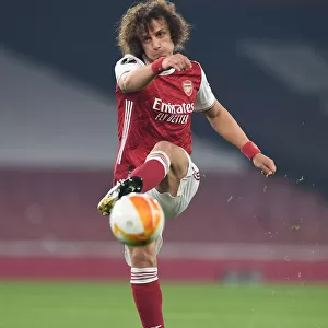 Arsenal's David Luiz in Action during UEFA Europa League Match against Molde FK