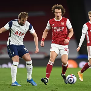Arsenal's David Luiz Stifles Tottenham's Harry Kane: A Tense Battle in the Arsenal vs. Tottenham Showdown
