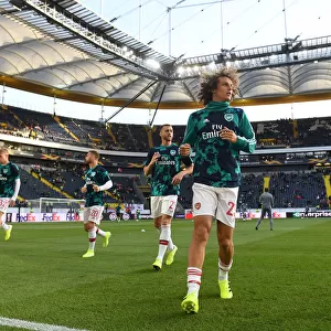 Arsenal's David Luiz Warming Up Ahead of Eintracht Frankfurt Clash in Europa League Group F