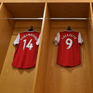 Arsenal's Deadly Trio: Aubameyang, Lacazette, and Pepe Unite for Arsenal vs. Tottenham Showdown (2019-20)