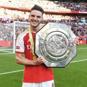 Arsenal's Declan Rice Print at Wembley Stadium