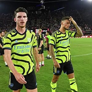 Arsenal's Declan Rice Observes MLS All-Star Game