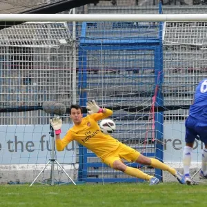 Arsenal's Dejan Iliev Stops Lewis Baker's Penalty in NextGen Series Semi-Final