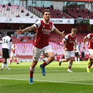 Arsenal's Disallowed Goal: Ceballos Scores in Empty Emirates Against Fulham (April 2021)
