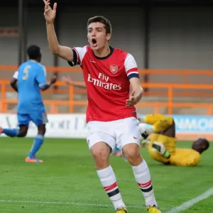 Arsenal's Disallowed Goal: Jon Toral Reacts to Offside Call vs. Marseille (NextGen Series 2012-13) Arsenal's Disallowed Goal: Jon Toral Reacts to Offside Call vs. Marseille (NextGen Series 2012-13)