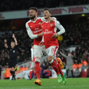Prints of Season 2016-17 Prints: Arsenal v Leicester City 2016-17