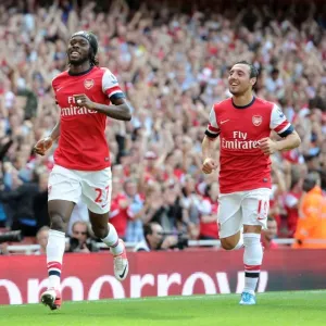Arsenal's Dominant Performance: Gervinho and Cazorla's Unforgettable 6-1 Goal Celebration vs. Southampton Arsenal's Dominant Performance: Gervinho and Cazorla's Unforgettable 6-1 Goal Celebration vs. Southampton