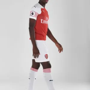 Arsenal's Eddie Nketiah at 2018/19 First Team Photo Call