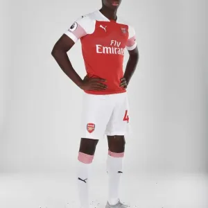 Arsenal's Eddie Nketiah at 2018/19 First Team Photo Call