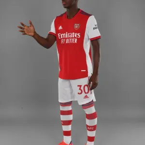 Arsenal's Eddie Nketiah at 2021-22 Team Photocall Arsenal's Eddie Nketiah at 2021-22 Team Photocall