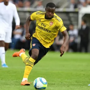 Arsenal's Eddie Nketiah in Action against Angers during 2019 Pre-Season Friendly