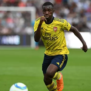 Arsenal's Eddie Nketiah in Action: Angers Pre-Season Clash, 2019