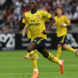 Arsenal's Eddie Nketiah in Action: Angers Pre-Season Friendly (2019)
