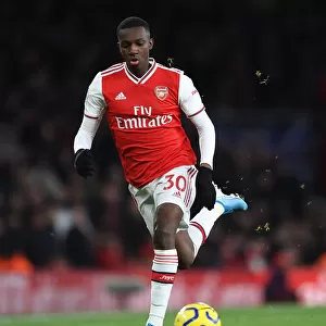 Arsenal's Eddie Nketiah in Action: Arsenal vs Sheffield United, Premier League 2019-2020