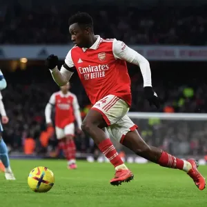 Arsenal's Eddie Nketiah in Action: Arsenal vs Brentford, 2022-23 Premier League Arsenal's Eddie Nketiah in Action: Arsenal vs Brentford, 2022-23 Premier League