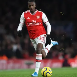 Arsenal's Eddie Nketiah in Action: Arsenal vs Sheffield United, Premier League 2019-2020