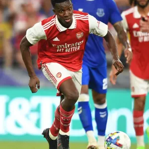 Arsenal's Eddie Nketiah in Action Against Everton: Pre-Season Friendly in Baltimore