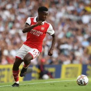 Arsenal's Eddie Nketiah in Action against Fulham in 2022-23 Premier League