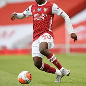 Arsenal's Eddie Nketiah in Action against Watford in 2019-20 Premier League Clash