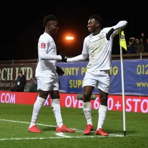 Arsenal's Eddie Nketiah and Bukayo Saka Celebrate Goals in FA Cup Victory over Oxford United Arsenal's Eddie Nketiah and Bukayo Saka Celebrate Goals in FA Cup Victory over Oxford United