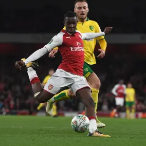 Arsenal's Eddie Nketiah Faces Off Against Norwich's Tom Trybull in Carabao Cup Showdown Arsenal's Eddie Nketiah Faces Off Against Norwich's Tom Trybull in Carabao Cup Showdown