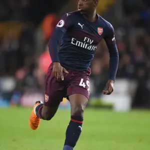 Arsenal's Eddie Nketiah Faces Wolverhampton Wanderers in Premier League Clash (2018-19) Arsenal's Eddie Nketiah Faces Wolverhampton Wanderers in Premier League Clash (2018-19)