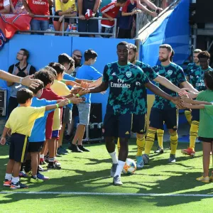 Arsenal's Eddie Nketiah Gears Up for Arsenal vs Fiorentina in 2019 International Champions Cup