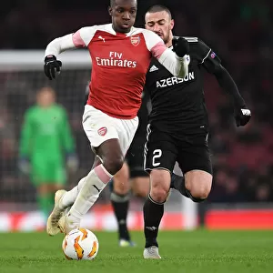 Arsenal's Eddie Nketiah Goes Head-to-Head with Qarabag's Gara Gareyev in Europa League Showdown