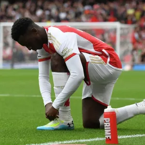 Arsenal's Eddie Nketiah Print