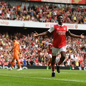 Arsenal's Eddie Nketiah Scores in Emirates Cup Clash Against Sevilla