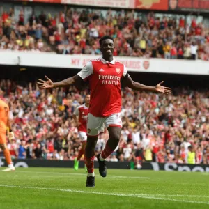 Arsenal's Eddie Nketiah Scores in Emirates Cup Clash Against Sevilla Arsenal's Eddie Nketiah Scores in Emirates Cup Clash Against Sevilla