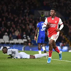 Arsenal's Eddie Nketiah Scores Third Goal in Thrilling Chelsea Victory