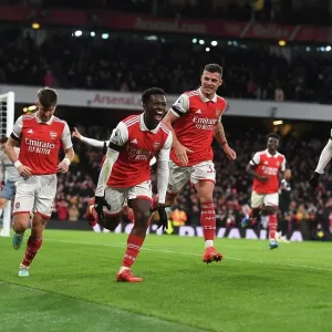 Arsenal's Eddie Nketiah Scores Third Goal vs. West Ham United in 2022-23 Premier League Arsenal's Eddie Nketiah Scores Third Goal vs. West Ham United in 2022-23 Premier League