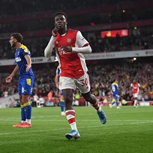 Arsenal's Eddie Nketiah Scores Hat-trick as Gunners Secure Carabao Cup Victory over AFC Wimbledon