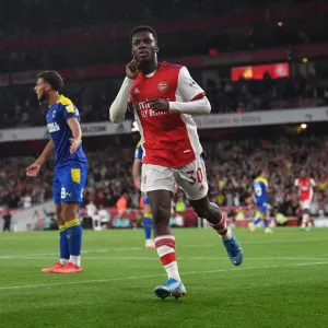 Arsenal's Eddie Nketiah Scores Hat-trick as Gunners Secure Carabao Cup Victory over AFC Wimbledon
