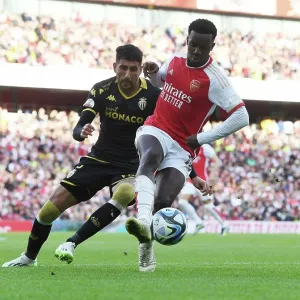 Arsenal's Eddie Nketiah Scores in Pre-Season Clash Against AS Monaco at Emirates Stadium (2023-24) Arsenal's Eddie Nketiah Scores in Pre-Season Clash Against AS Monaco at Emirates Stadium (2023-24)