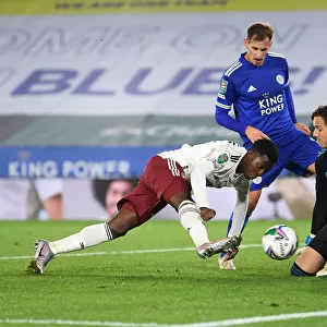 Arsenal's Eddie Nketiah Scores Second Goal in Carabao Cup Match Against Leicester City