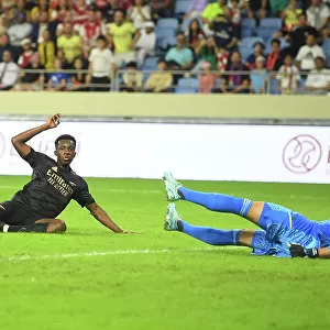 Arsenal's Eddie Nketiah Scores Second Goal in Dubai Super Cup Victory over Olympique Lyonnais