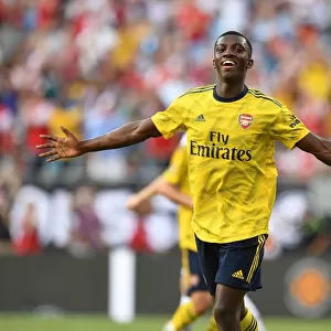 Arsenal's Eddie Nketiah Scores Second Goal vs. ACF Fiorentina in 2019 International Champions Cup, Charlotte