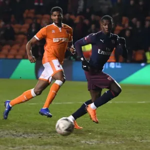 Arsenal's Eddie Nketiah Shines: Arsenal Crushes Blackpool in FA Cup Third Round