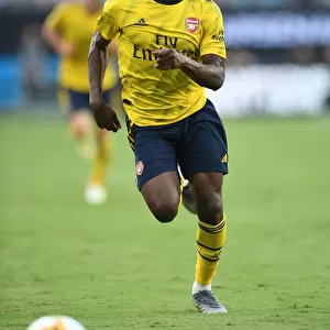 Arsenal's Eddie Nketiah Shines: Arsenal vs. ACF Fiorentina in 2019 International Champions Cup, Charlotte